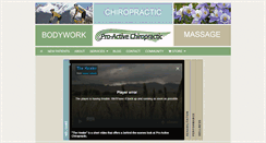 Desktop Screenshot of pro-active-chiro.com